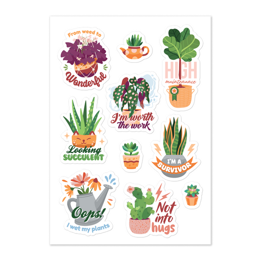 Plant-Based Sticker Pack